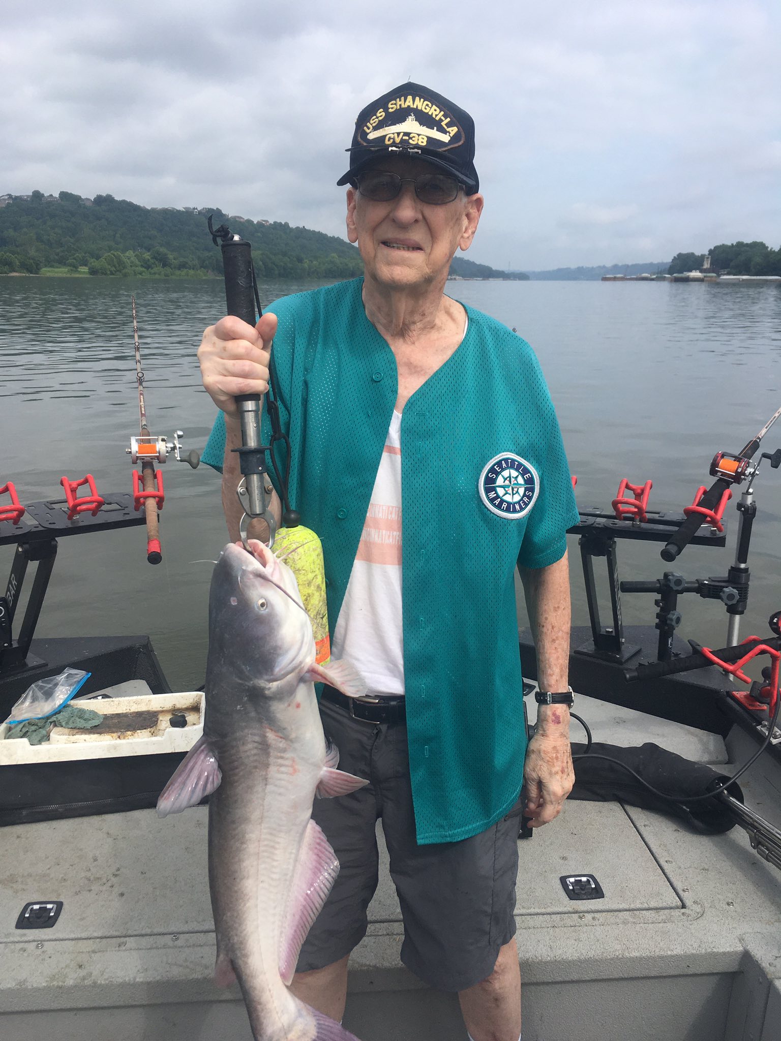 My 10.5 lb.BLUECAT from Ohio River